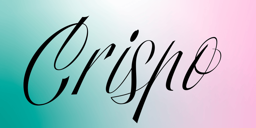 Crispo font