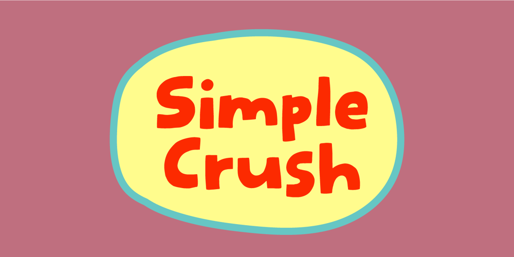 Simple Crush font