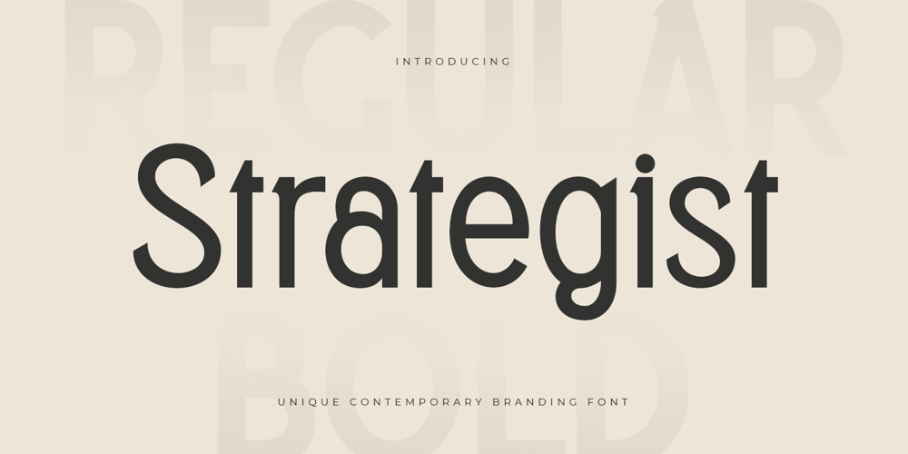 Strategist font