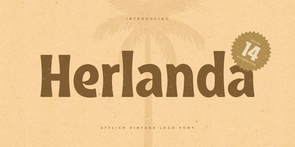 Herlanda font