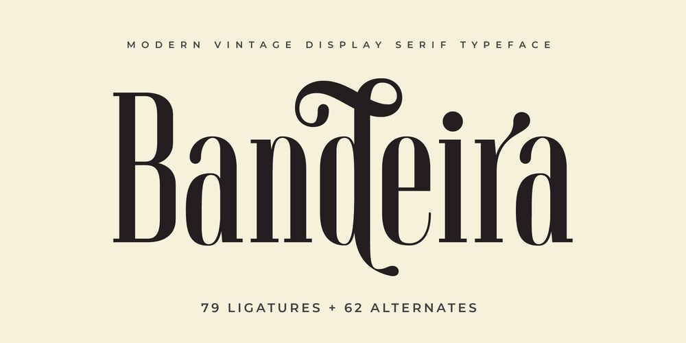 Bandeira font