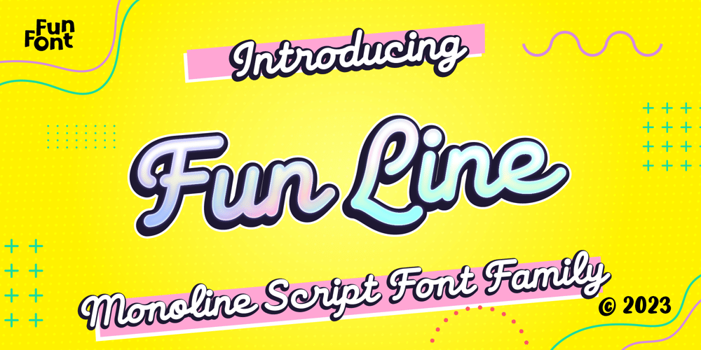 Fun Line font