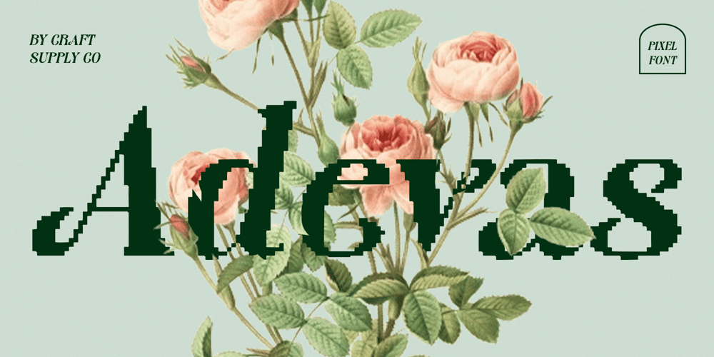 Adevas Pixel font