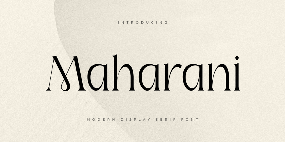 Maharani font