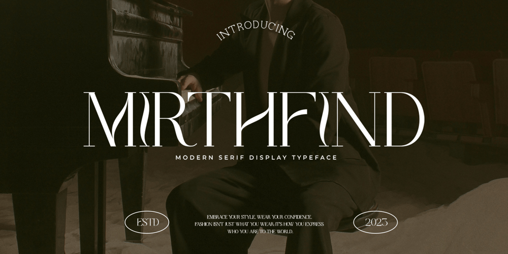 Mirthfind font