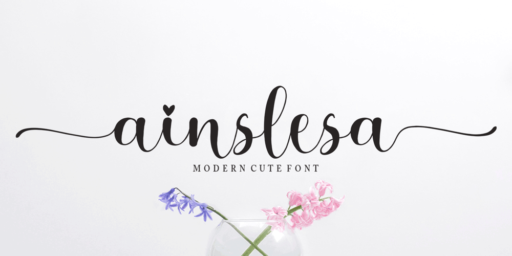 Ainslesa font
