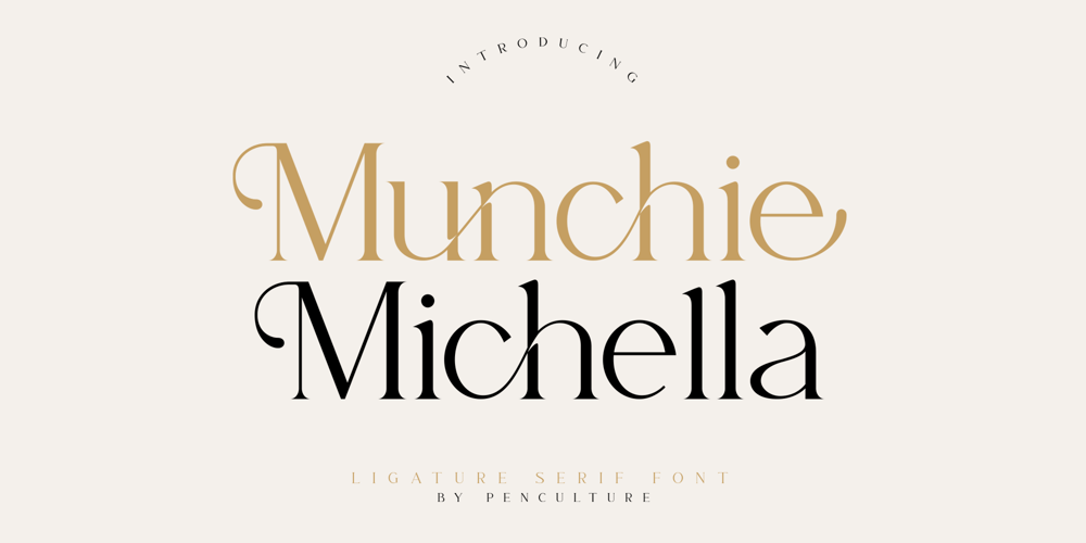 Munchie Michella font
