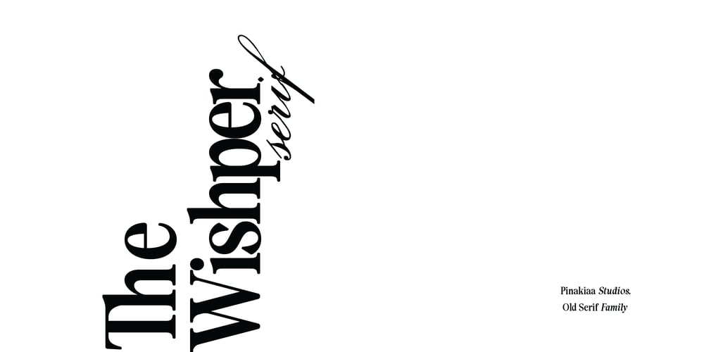 The Wishper Serif font