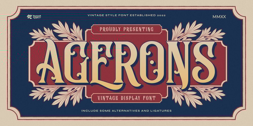 Agerons font
