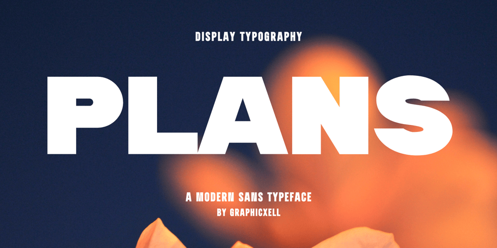 Plans font