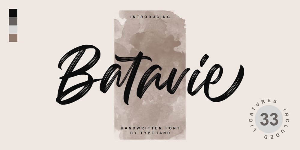 Batavie font