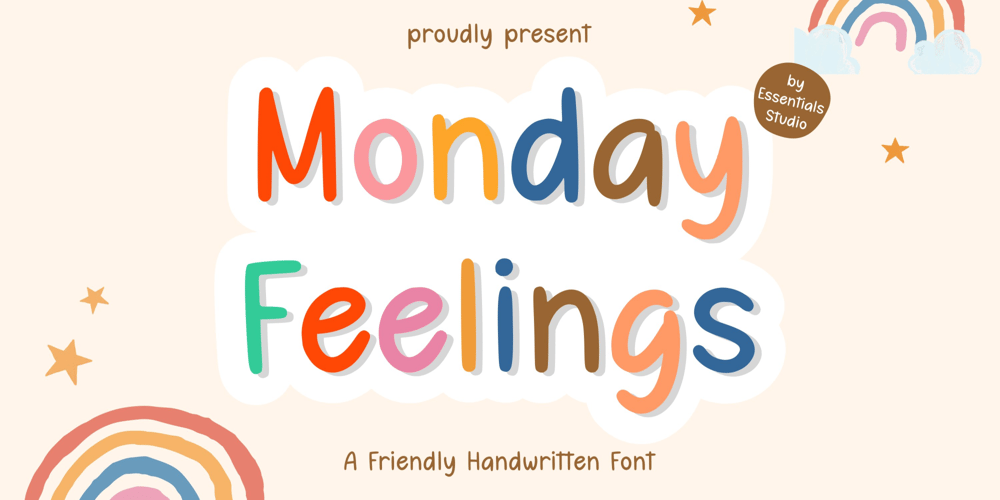 Monday Feelings font