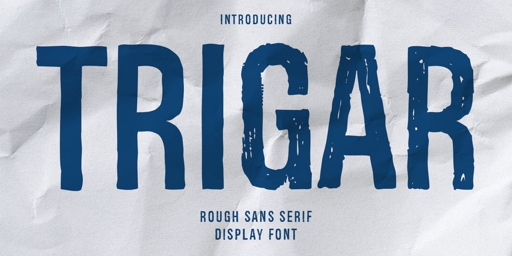 Trigar font