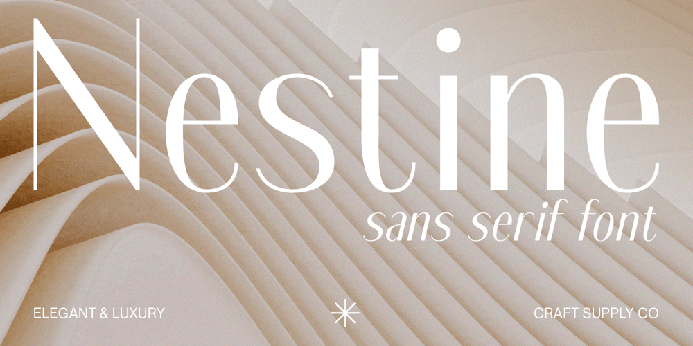 Nestine font