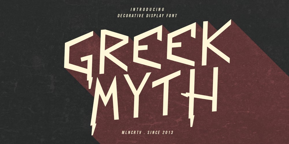 Greek Myth font
