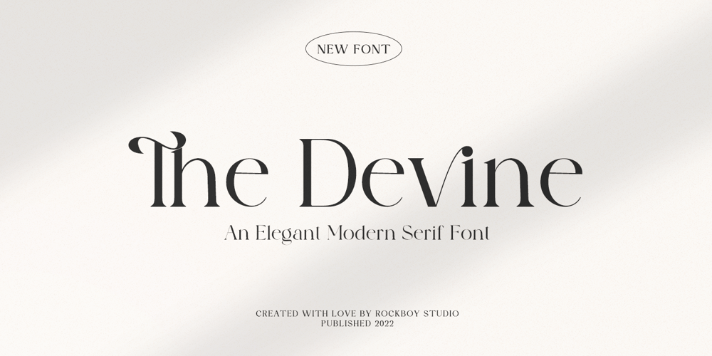 The Devine font