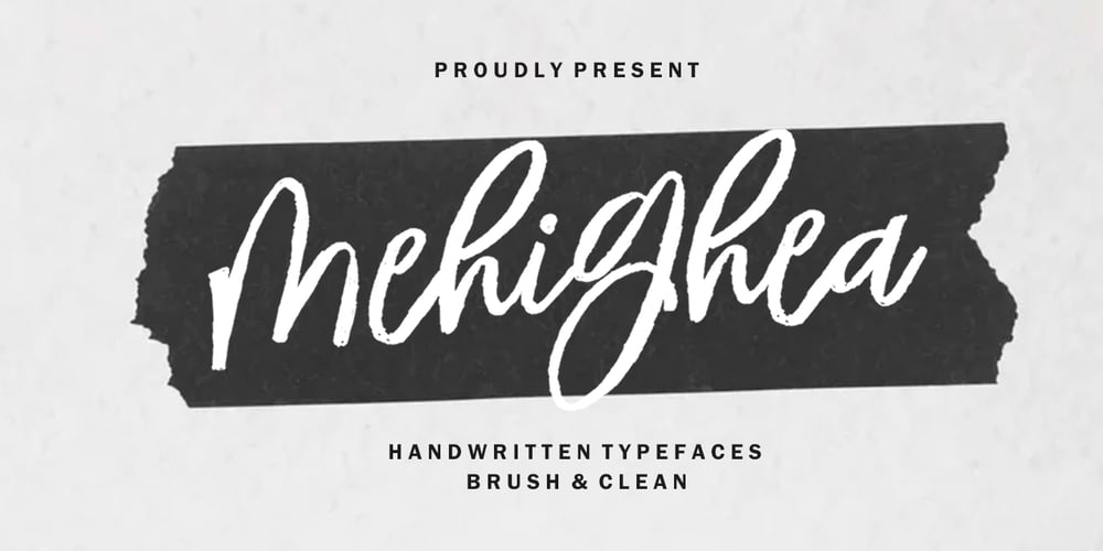 Mehighea font