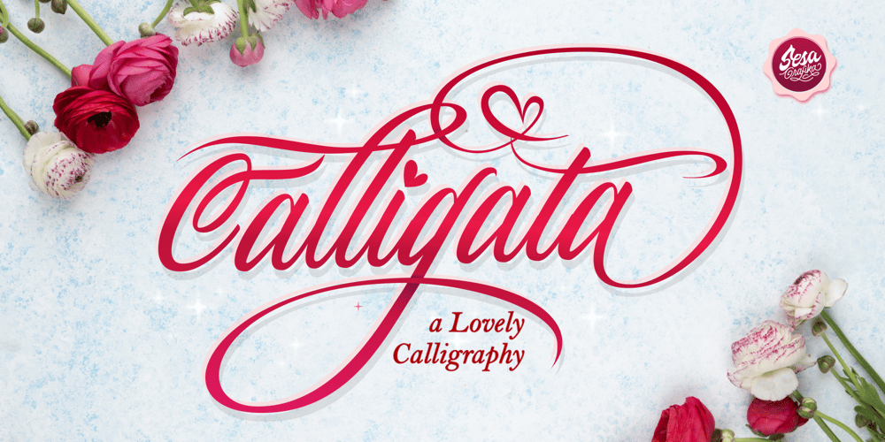 Calligata Script font