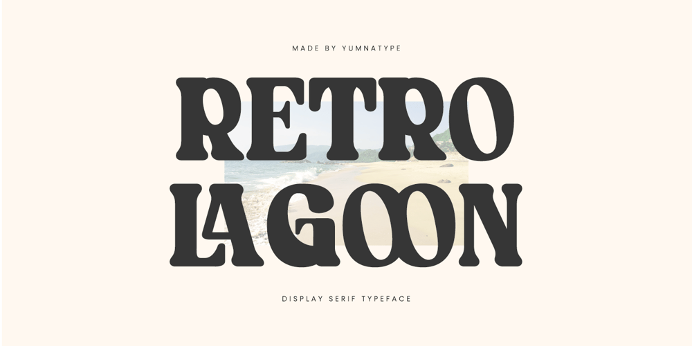 Retro Lagoon font