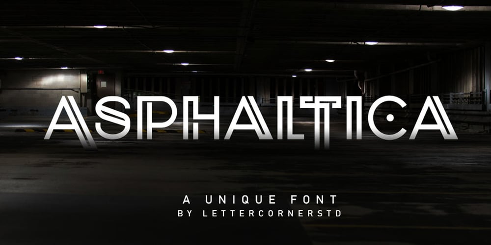 Asphaltica font