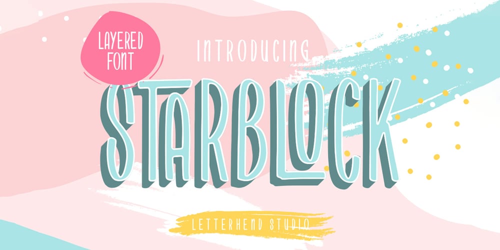Starblock font