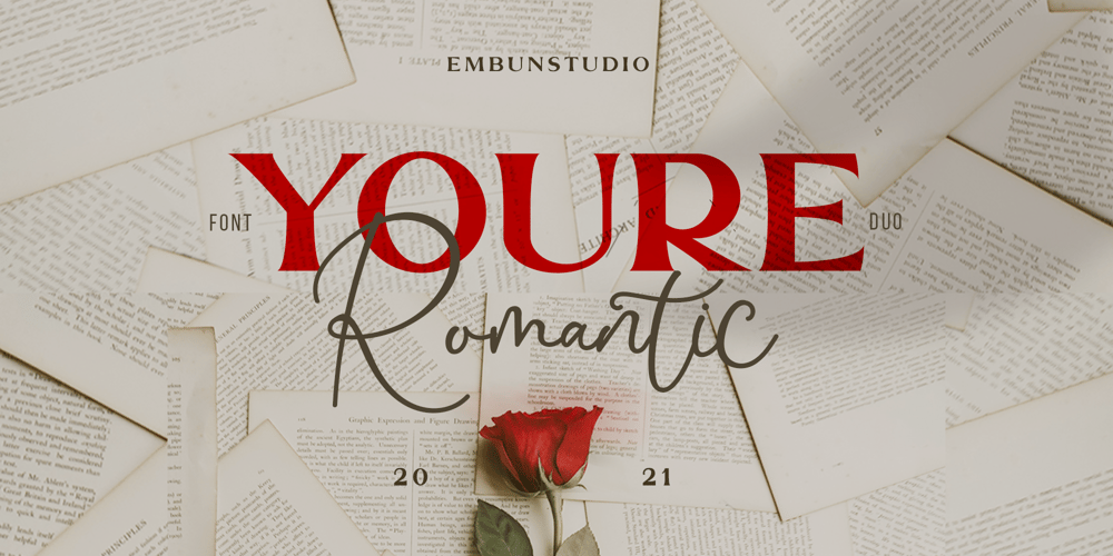 Youre Romantic font