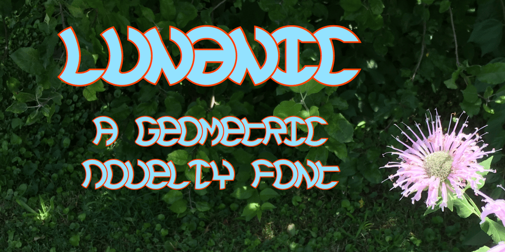 Lunanic font