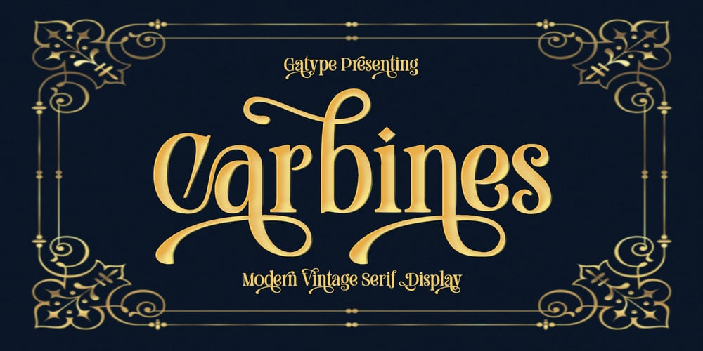 Carbines font