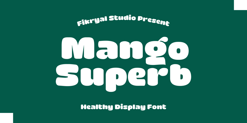 Mango Superb font