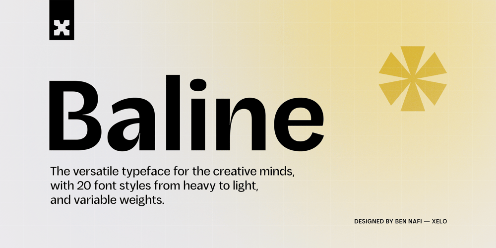 Baline font