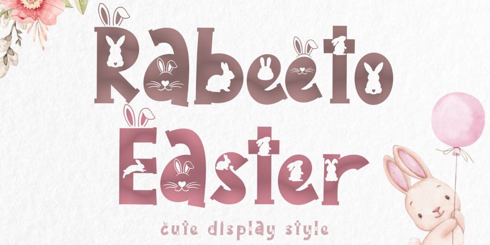 Rabeeto Easter font