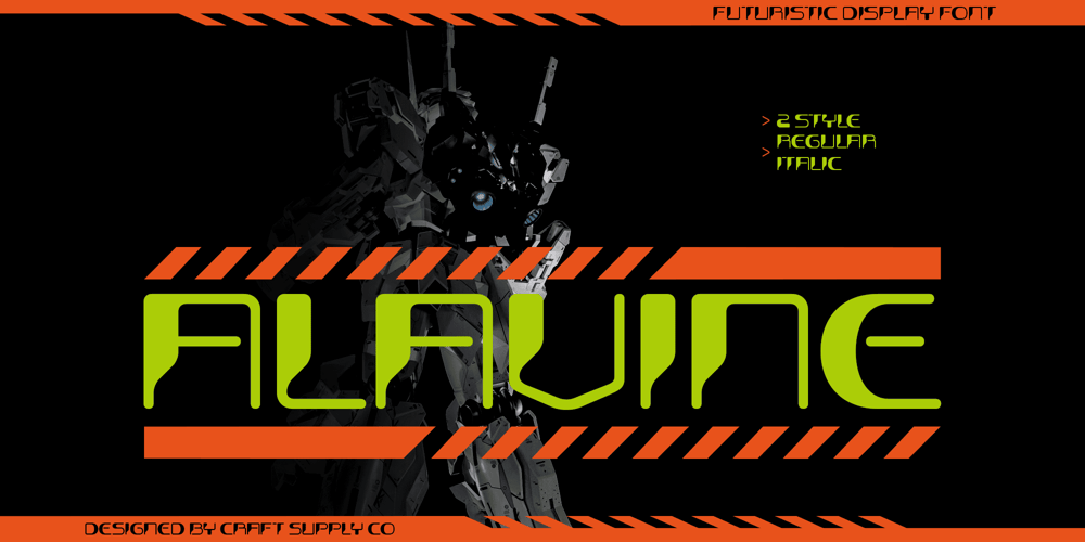 Alavine font