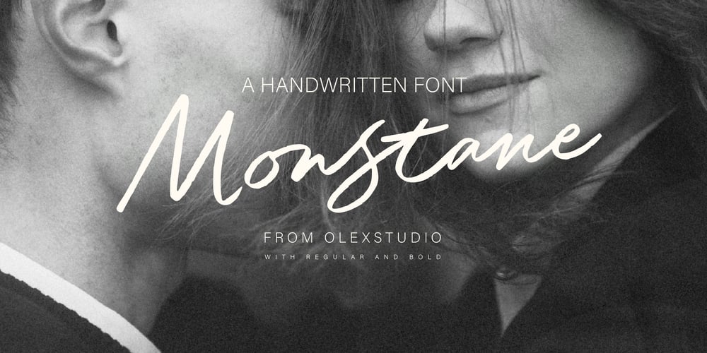 Monstane Olstd font