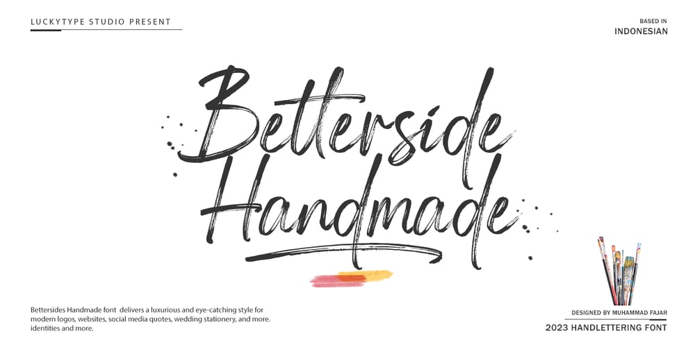 Betterside Handmade font