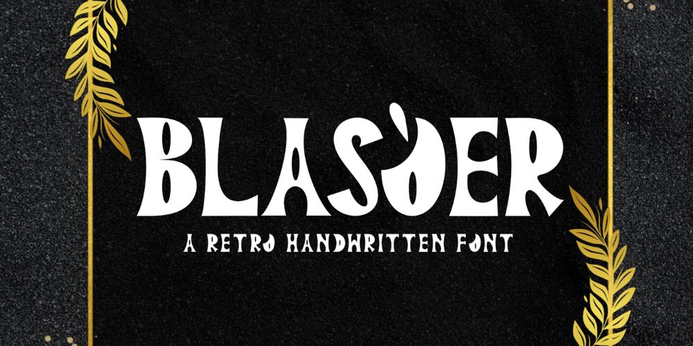 Blasqer font