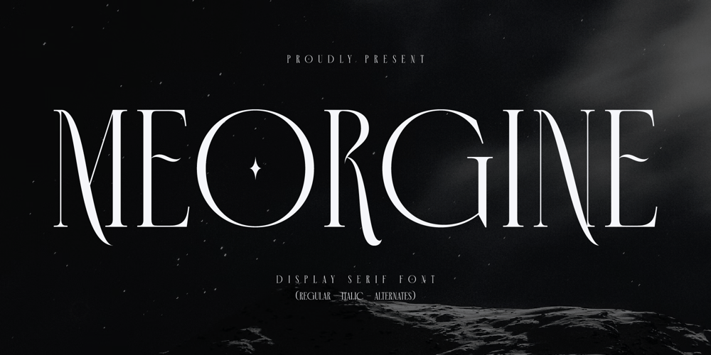 Meorgine font