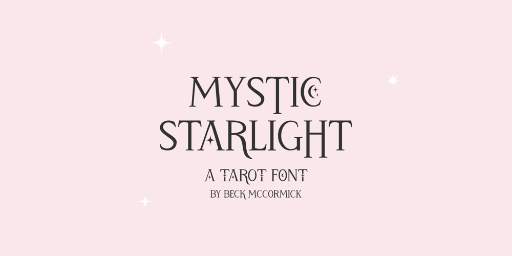 Mystic Starlight font