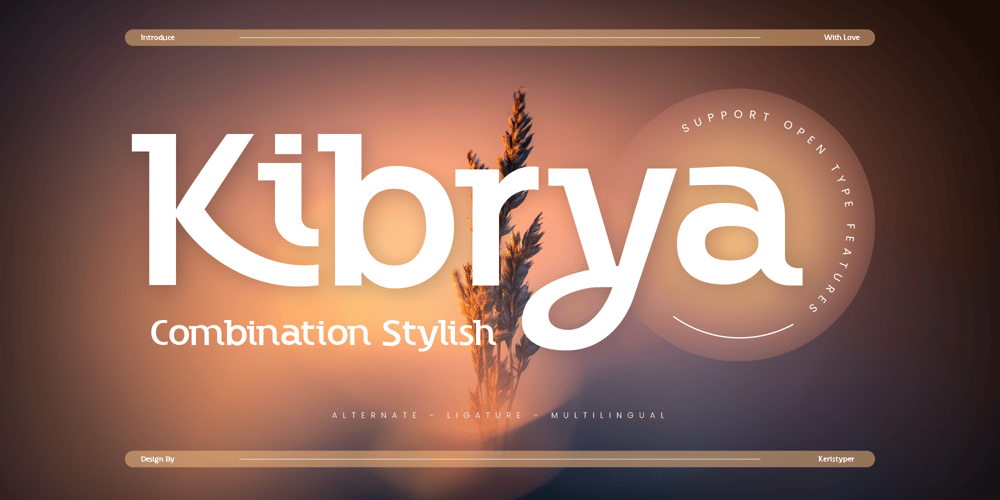 Kibrya font