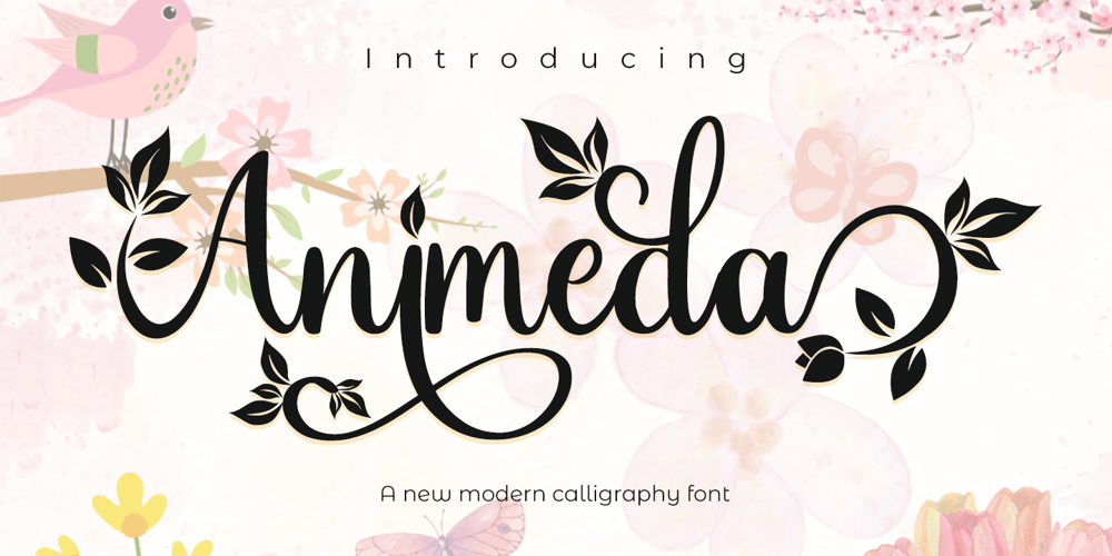 Animeda font