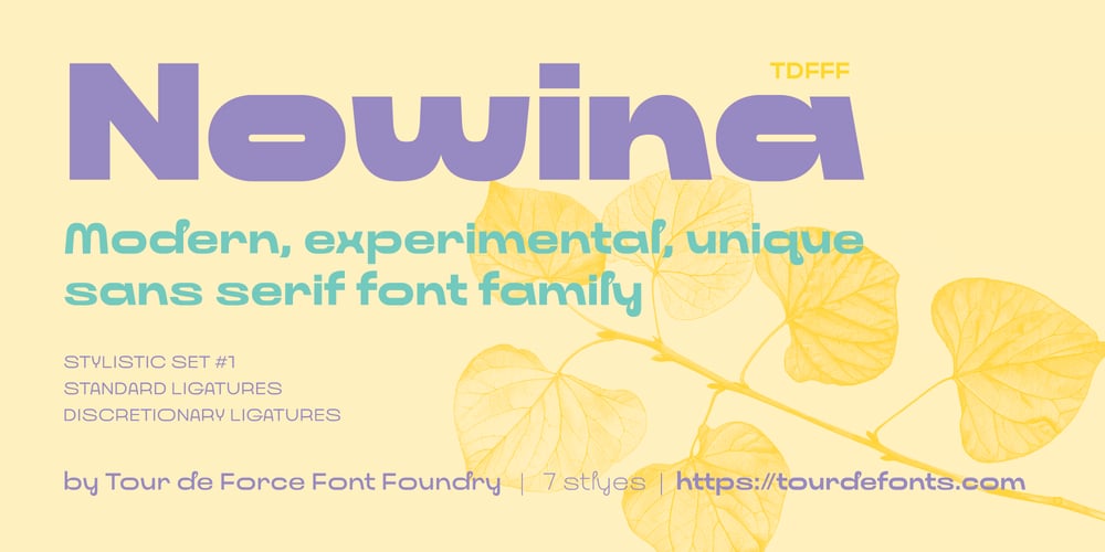 Nowina font