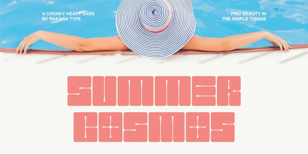 Summer Cosmos font