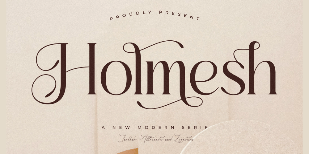 Holmesh font