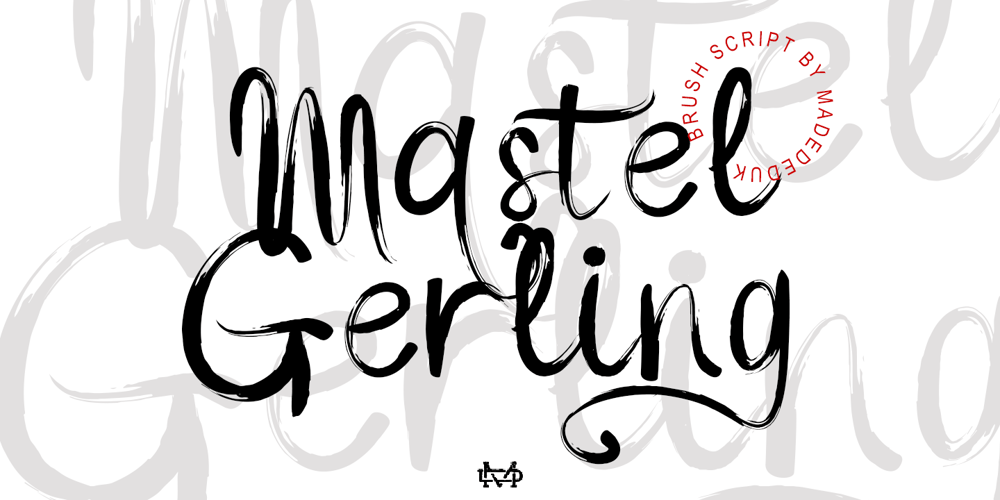 Mastel Gerling font