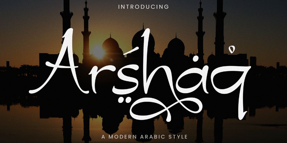 Arshaq font