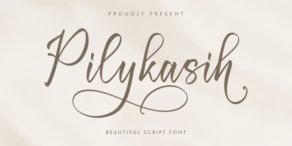 Pilykasih font