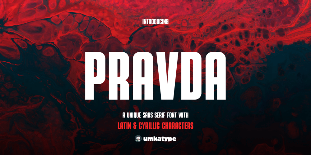 Pravda font