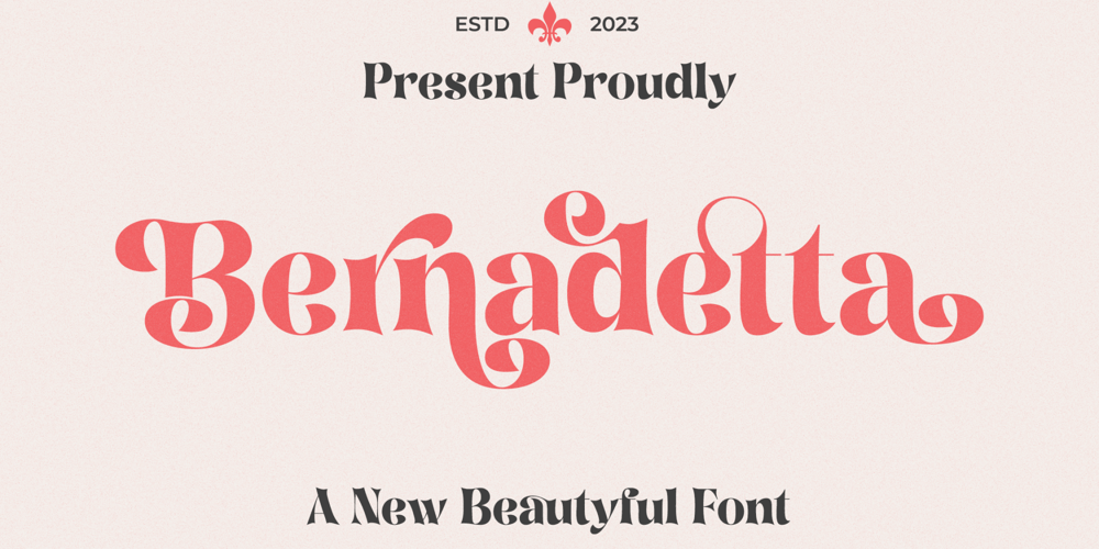 Bernadetta font