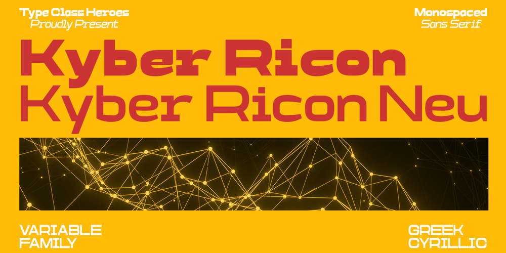 Kyber Ricon font