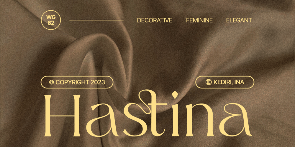 Hastina font