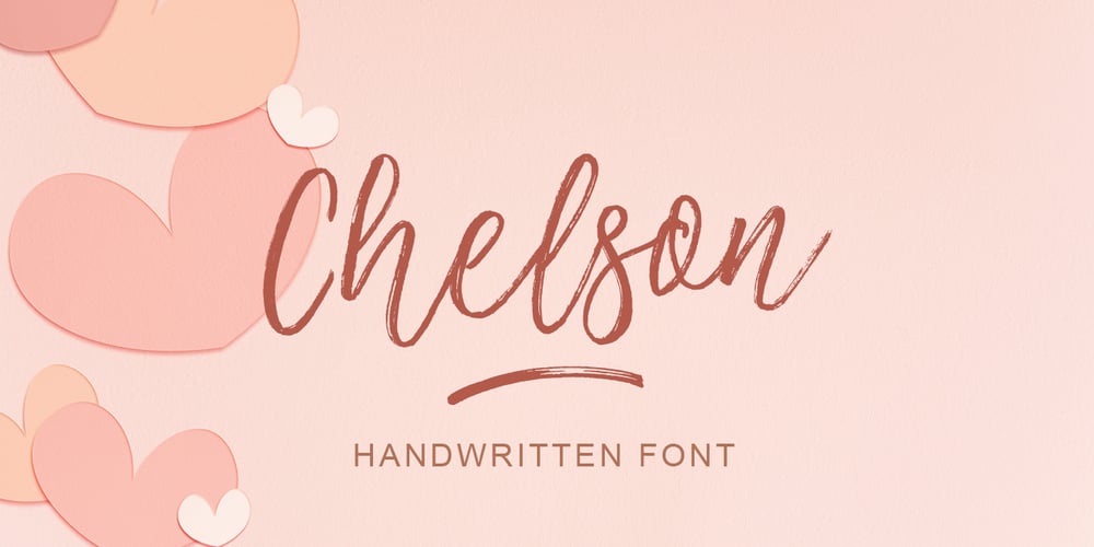 Chelson Brush font